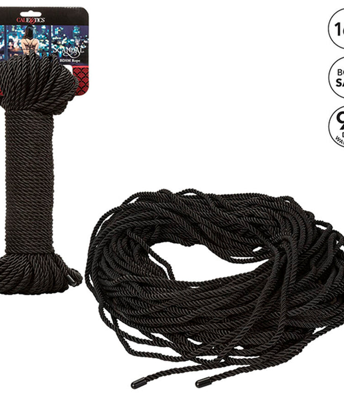CALEXOTICS - SCANDAL BLACK BDSM ROPE 50 M