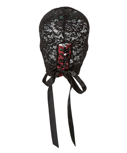 Calexotics – Scandal Black Lace Balalava With Bow Calexotics – Scandal Black Lace Balalava With Bow