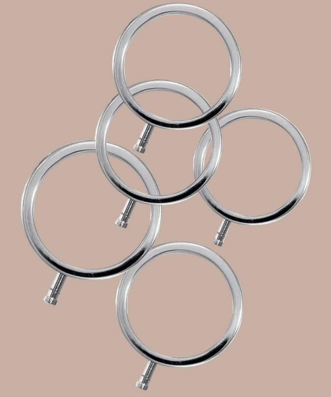 ElectraStim – Electrarings Metall-Penisringe Packung mit 5