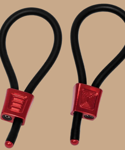 ELECTRASTIM - PRESTIGE ELECTRA LOOPS ADJUSTABLE COCK RINGS RED ELECTRASTIM - PRESTIGE ELECTRA LOOPS ADJUSTABLE COCK RINGS RED