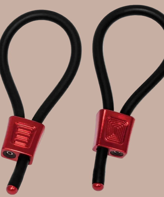 ElectraStim – Prestige Electra Loops Verstelbare Penisringen Rood