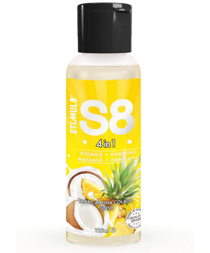 STIMUL8 - S8 4 IN 1 PINA COLADA DESSERT LUBRICANT 125 ML STIMUL8 - S8 4 IN 1 PINA COLADA DESSERT LUBRICANT 125 ML