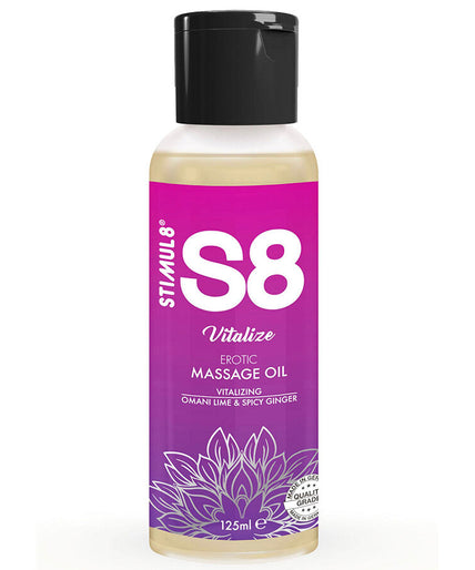 STIMUL8 - S8 VITALIZE LIMOEN MASSAGEOLIE 125 ML STIMUL8 - S8 VITALIZE LIMOEN MASSAGEOLIE 125 ML