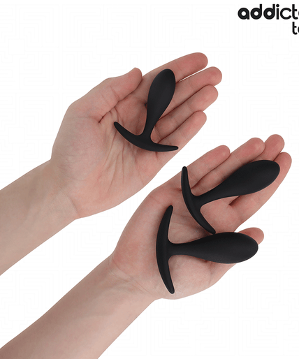 ADDICTED TOYS - SET OF 3 ANAL PLUG SILICONE MODEL 2 ADDICTED TOYS - SET OF 3 ANAL PLUG SILICONE MODEL 2