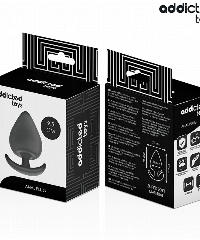 ADDICTED TOYS - ANAL PLUG SILICONE SIZE XL 9.5 CM