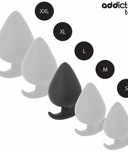ADDICTED TOYS - ANAL PLUG SILICONE SIZE L 8 CM ADDICTED TOYS - ANAL PLUG SILICONE SIZE L 8 CM