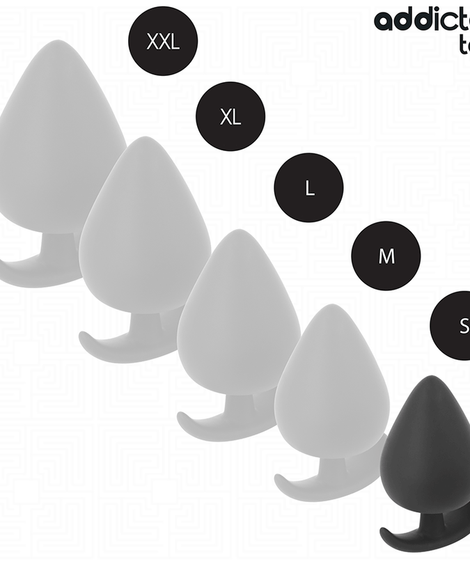 Addicted Toys – Analplug aus Silikon Größe S 5,3 cm