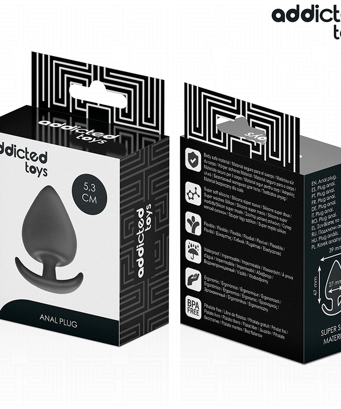 Addicted Toys – Analplug aus Silikon Größe S 5,3 cm