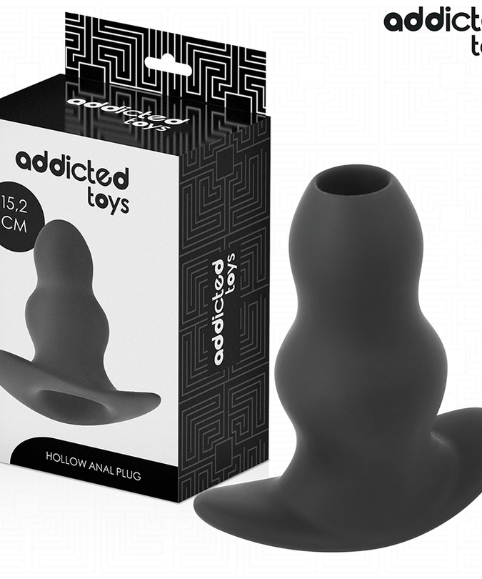 ADDICTED TOYS - HOLLOW ANAL PLUG SILICONE SIZE XXL 15.2 CM