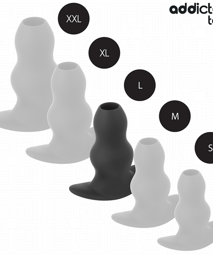 ADDICTED TOYS - HOLLOW ANAL PLUG SILICONE SIZE L 11.1 CM ADDICTED TOYS - HOLLOW ANAL PLUG SILICONE SIZE L 11.1 CM