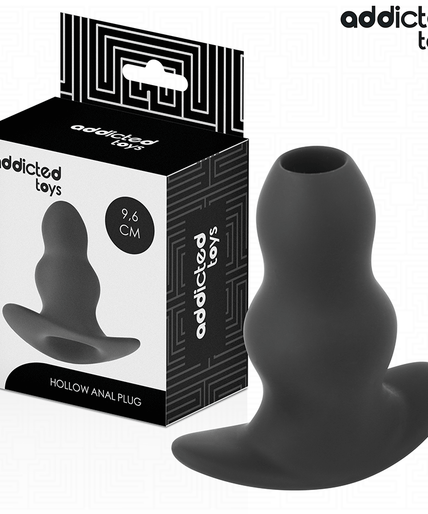 ADDICTED TOYS - HOLLOW ANAL PLUG SILICONE SIZE M 9.6 CM ADDICTED TOYS - HOLLOW ANAL PLUG SILICONE SIZE M 9.6 CM