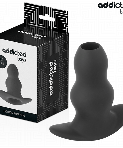 ADDICTED TOYS - HOLLOW ANAL PLUG SILICONE SIZE L 11.1 CM ADDICTED TOYS - HOLLOW ANAL PLUG SILICONE SIZE L 11.1 CM