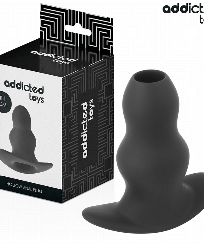 Addicted Toys – Hollow Anal Plug Silicone Size L 11.1 Cm