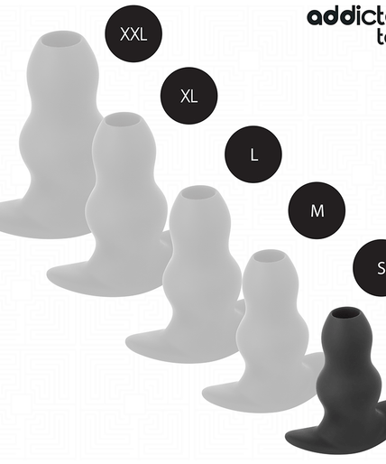Addicted Toys – Hohler Analplug aus Silikon Größe S 7,3 cm Addicted Toys – Hohler Analplug aus Silikon Größe S 7,3 cm