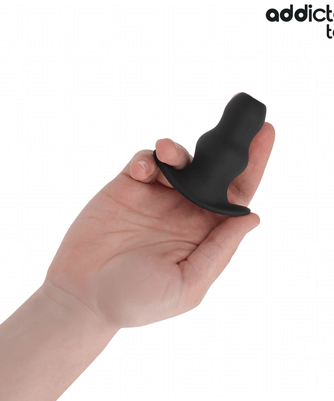 Addicted Toys – Hohler Analplug aus Silikon Größe S 7,3 cm