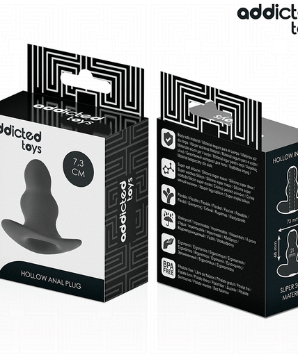 Addicted Toys – Hohler Analplug aus Silikon Größe S 7,3 cm Addicted Toys – Hohler Analplug aus Silikon Größe S 7,3 cm