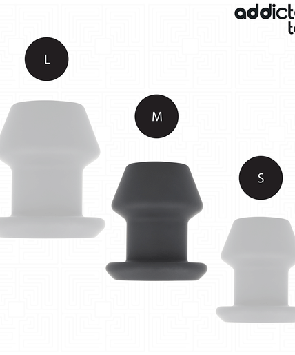 ADDICTED TOYS - EXTREME HOLLOW ANAL PLUG SILICONE SIZE M 8.7 CM ADDICTED TOYS - EXTREME HOLLOW ANAL PLUG SILICONE SIZE M 8.7 CM