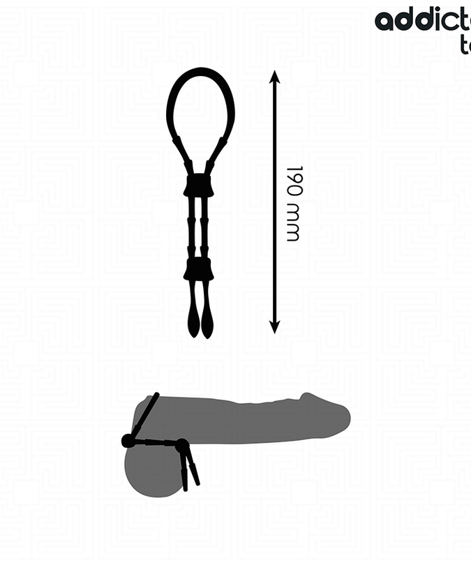 Addicted Toys – Adjustable Silicone Rope For The Penis