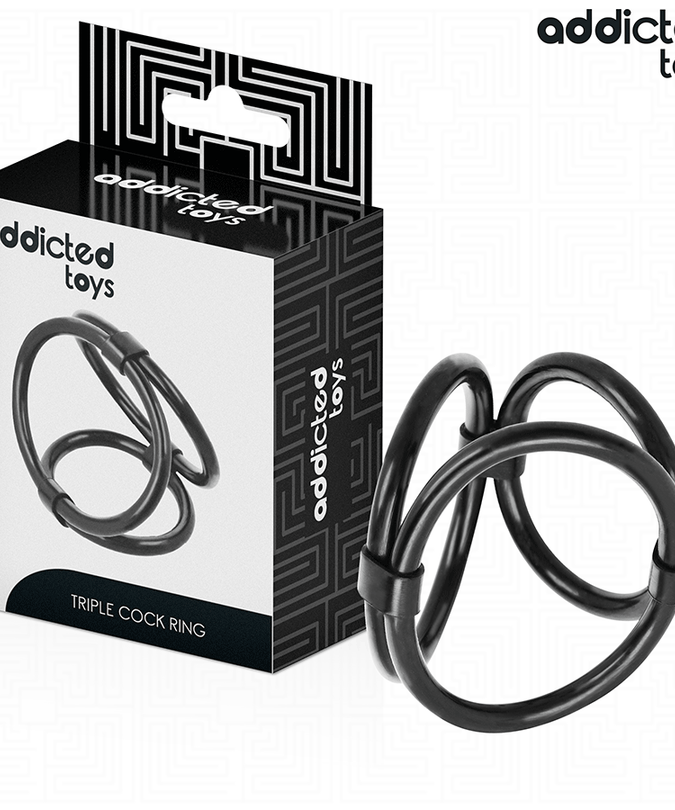 ADDICTED TOYS - TRIPLE PENIS RING