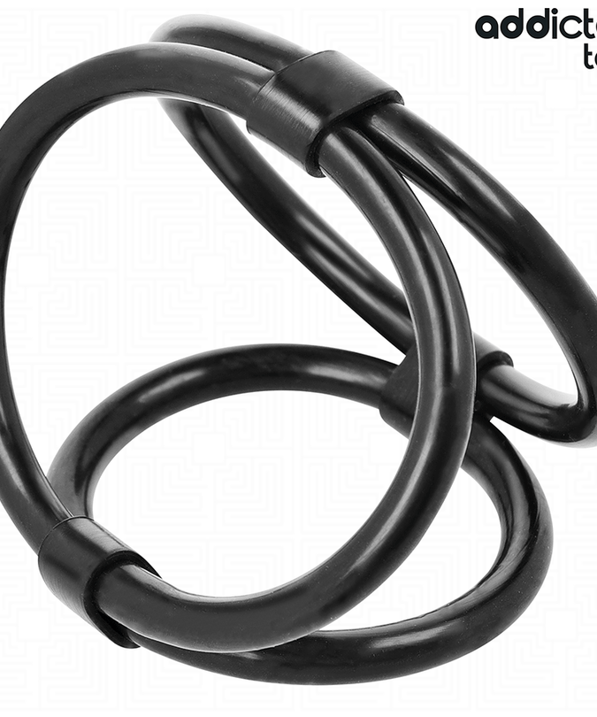 ADDICTED TOYS - TRIPLE PENIS RING