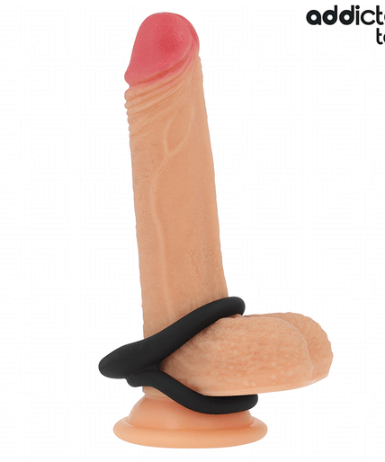 ADDICTED TOYS - DOUBLE TEXTURED PENIS RING ADDICTED TOYS - DOUBLE TEXTURED PENIS RING