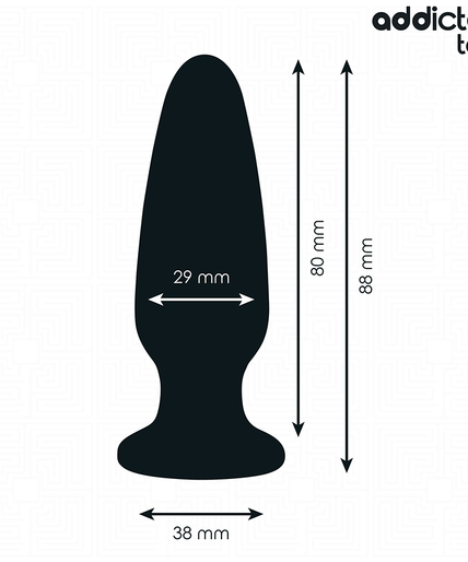 Addicted Toys – Anale Plug Met Juweel Siliconen Maat S 8,8 Cm Addicted Toys – Anale Plug Met Juweel Siliconen Maat S 8,8 Cm