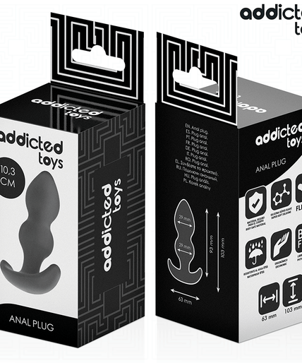 Addicted Toys – Anale Plug Siliconen Maat S 10,3 Cm Addicted Toys – Anale Plug Siliconen Maat S 10,3 Cm