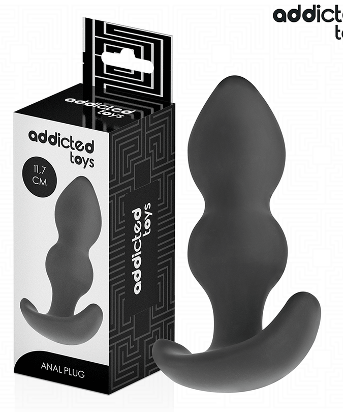Addicted Toys – Anaalplug van siliconen maat L 11,7 cm
