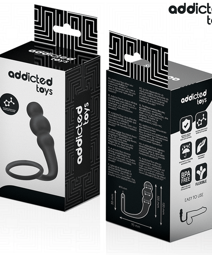 ADDICTED TOYS - ANAL PLUG WITH RING SILICONE MODEL 1 ADDICTED TOYS - ANAL PLUG WITH RING SILICONE MODEL 1