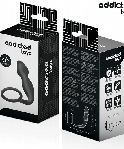 ADDICTED TOYS - ANAL PLUG WITH RING SILICONE MODEL 2 ADDICTED TOYS - ANAL PLUG WITH RING SILICONE MODEL 2