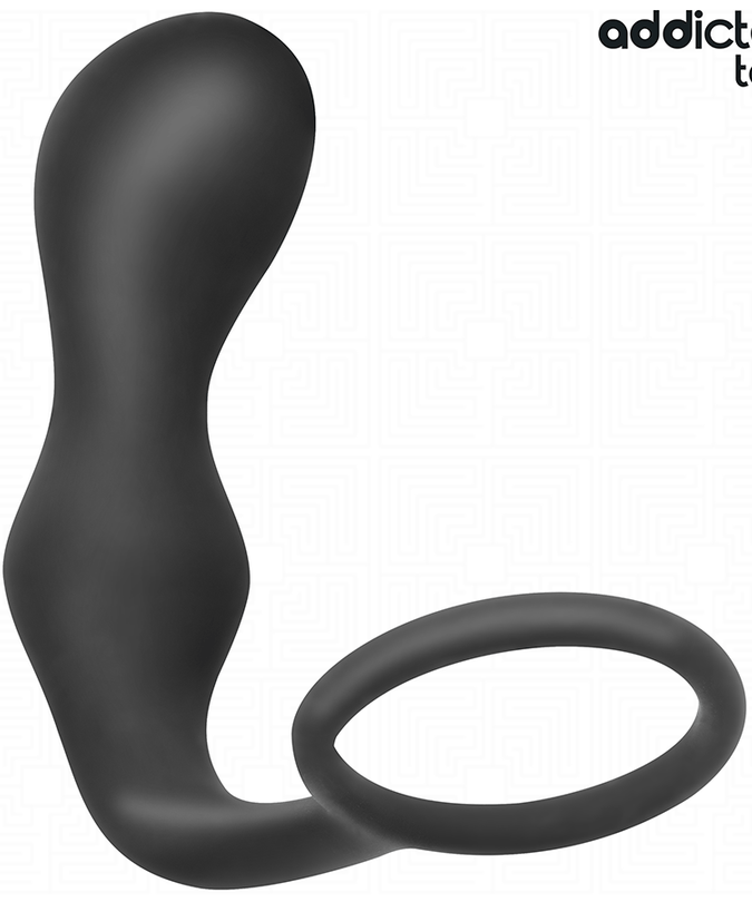 ADDICTED TOYS - BUTTPLUG MET RING SILICONE MODEL 3