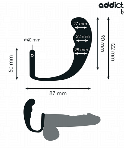 ADDICTED TOYS - ANAL PLUG WITH RING SILICONE MODEL 4 ADDICTED TOYS - ANAL PLUG WITH RING SILICONE MODEL 4