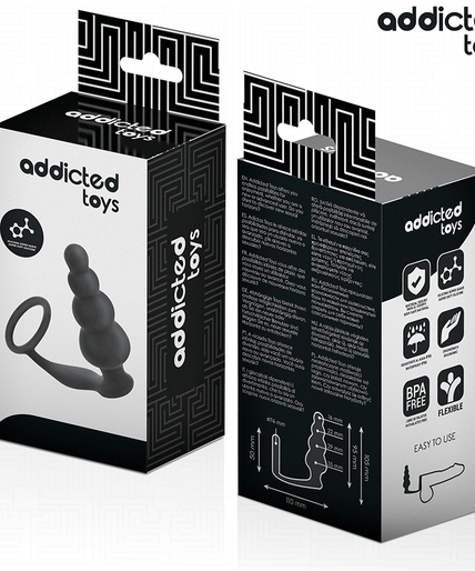 ADDICTED TOYS - ANAL PLUG WITH RING SILICONE MODEL 5 ADDICTED TOYS - ANAL PLUG WITH RING SILICONE MODEL 5
