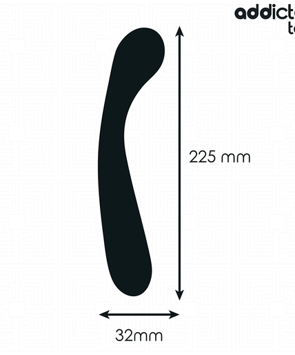 ADDICTED TOYS - DOUBLE ANAL MASSAGER SILICONE 22.5 CM ADDICTED TOYS - DOUBLE ANAL MASSAGER SILICONE 22.5 CM