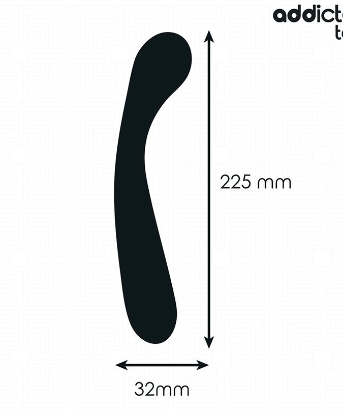 ADDICTED TOYS - DUBBELE ANAAL MASSAGER SILICOON 22,5 CM