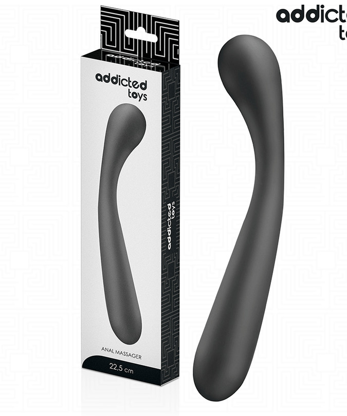 ADDICTED TOYS - DUBBELE ANAAL MASSAGER SILICOON 22,5 CM