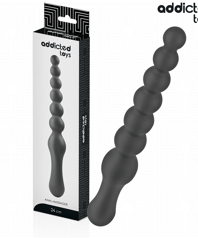 Addicted Toys – Double Anal Massager Silicone 24 Cm