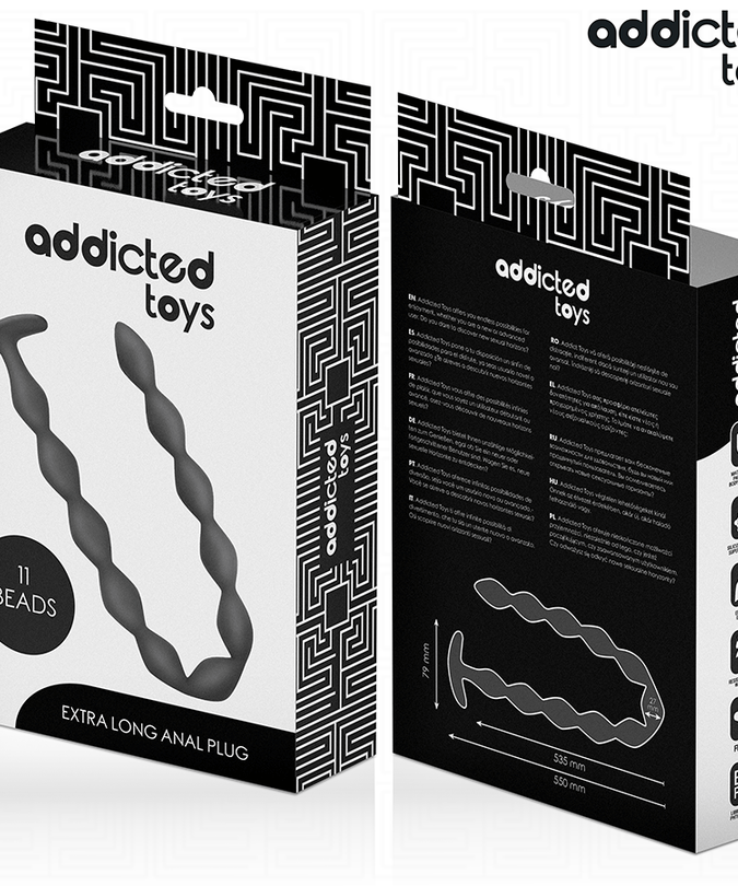 ADDICTED TOYS - EXTRA LONG SILICONE ANAL PLUG