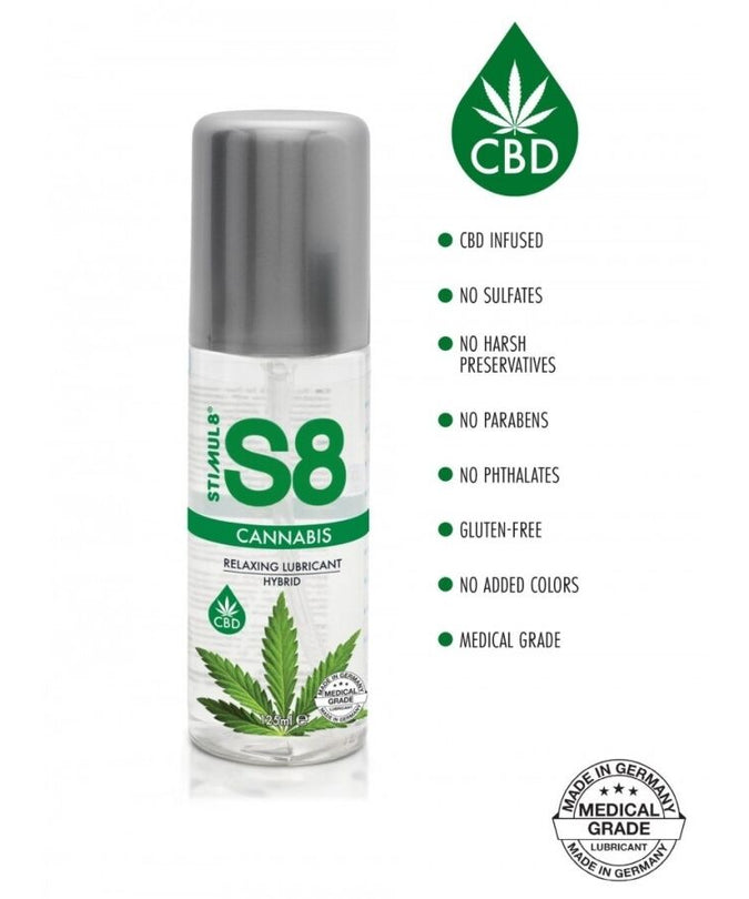 STIMUL8 - S8 CANNABIS HYBRID LUBRICANT 125 ML