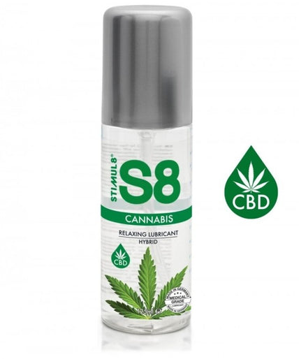 STIMUL8 - S8 CANNABIS HYBRID LUBRICANT 125 ML STIMUL8 - S8 CANNABIS HYBRID LUBRICANT 125 ML