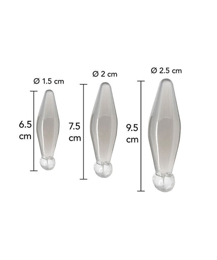 TOYJOY - ANAL PLAY 3-PIECE TRANSPARENT FINGER RIMMER TOYJOY - ANAL PLAY 3-PIECE TRANSPARENT FINGER RIMMER