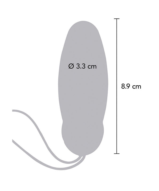 TOYJOY - HAPPINESS I'M ZO EGGCITED AFSTANDSBEDIENING VIBRATOR BLAUW