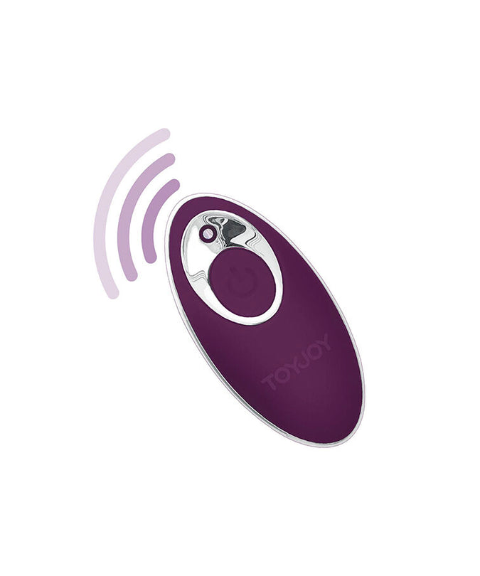 TOYJOY - HAPPINESS KNOCK KNOCK EGGSTAVAGANT VIBRATOR WITH REMOTE CONTROL PURPLE
