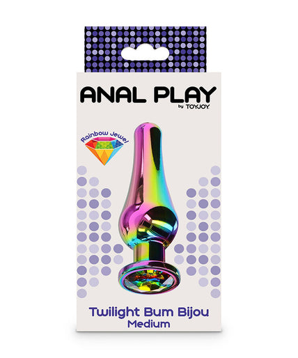 TOYJOY - ANAL PLAY TWILIGHT BUM BIJOU MEDIUM ANAL PLUG TOYJOY - ANAL PLAY TWILIGHT BUM BIJOU MEDIUM ANAL PLUG