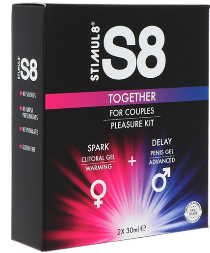 STIMUL8 - S8 TOGETHER COUPLE KIT 2 X 30 ML STIMUL8 - S8 TOGETHER COUPLE KIT 2 X 30 ML