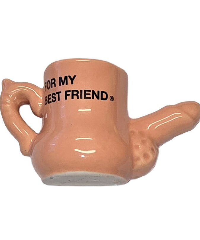 Pleasurements – Diablo Picante – Ceramic Mug Magnet With Raised Penis “for My Best Friend”