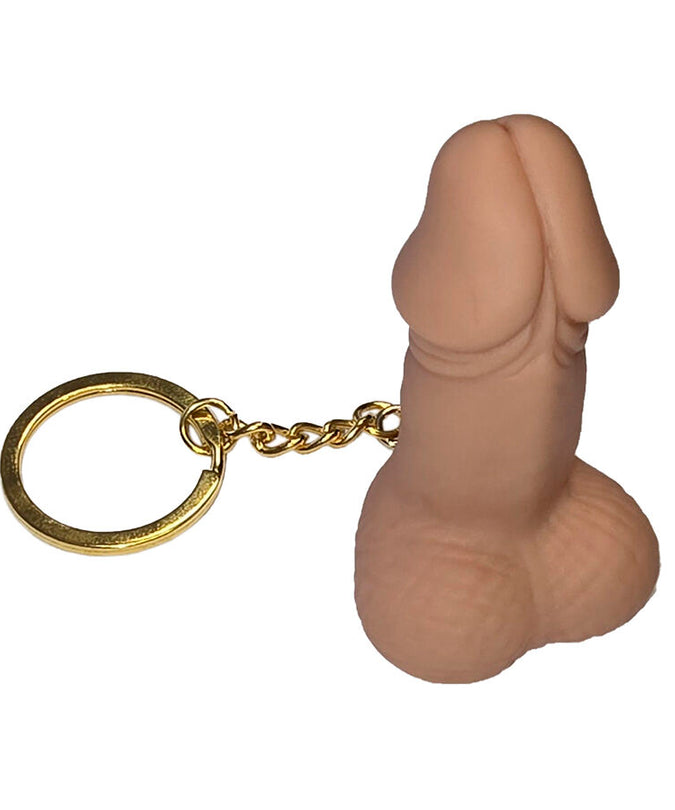 DIABLO PICANTE - FLUITSLEUTELHANGER IN DE VORM VAN EEN PENIS IN HUIDSKLEUR