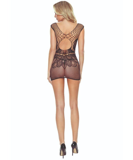 PASSION - BS111 ZWART KANTEN BODYSTOCKING PASSION - BS111 ZWART KANTEN BODYSTOCKING