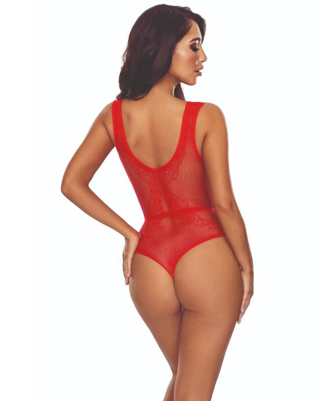 PASSION - BS115 BODYSTOCKING ROOD RUIT