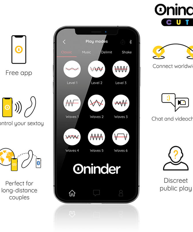 ONINDER CUTE - LOVE BUDDY MASTER G-SPOT VIBRATOR - FREE WORLDWIDE APP